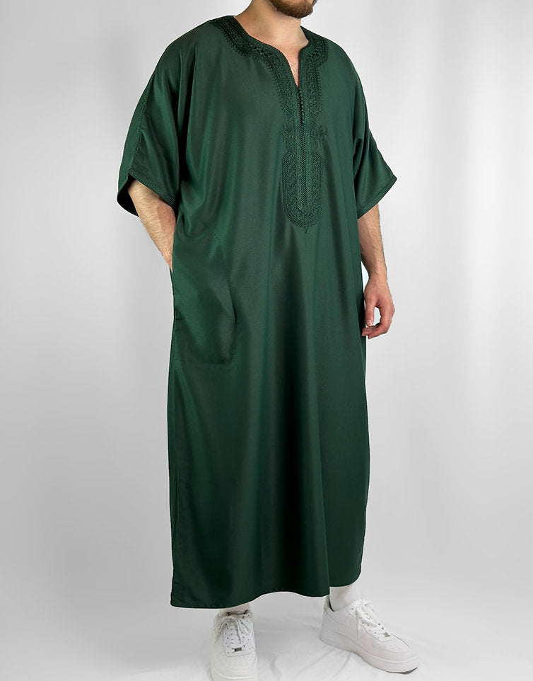 T-13 Emerald Green - Luxe Kandora