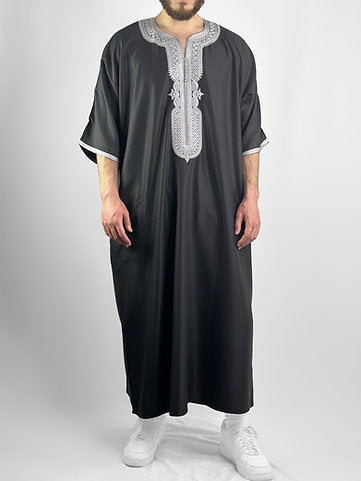 T-19 Black & Silver - Luxe Kandora