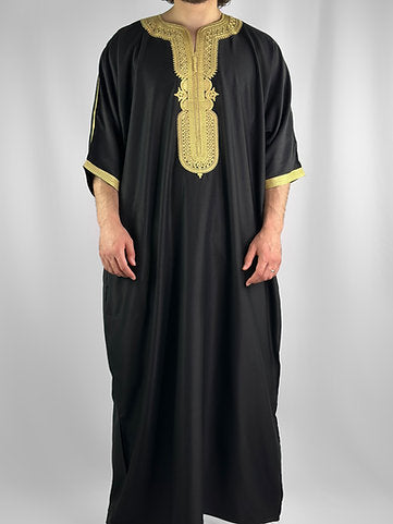 T-17 Black & Gold - Luxe Kandora