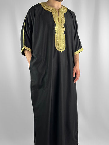 T-17 Black & Gold - Luxe Kandora