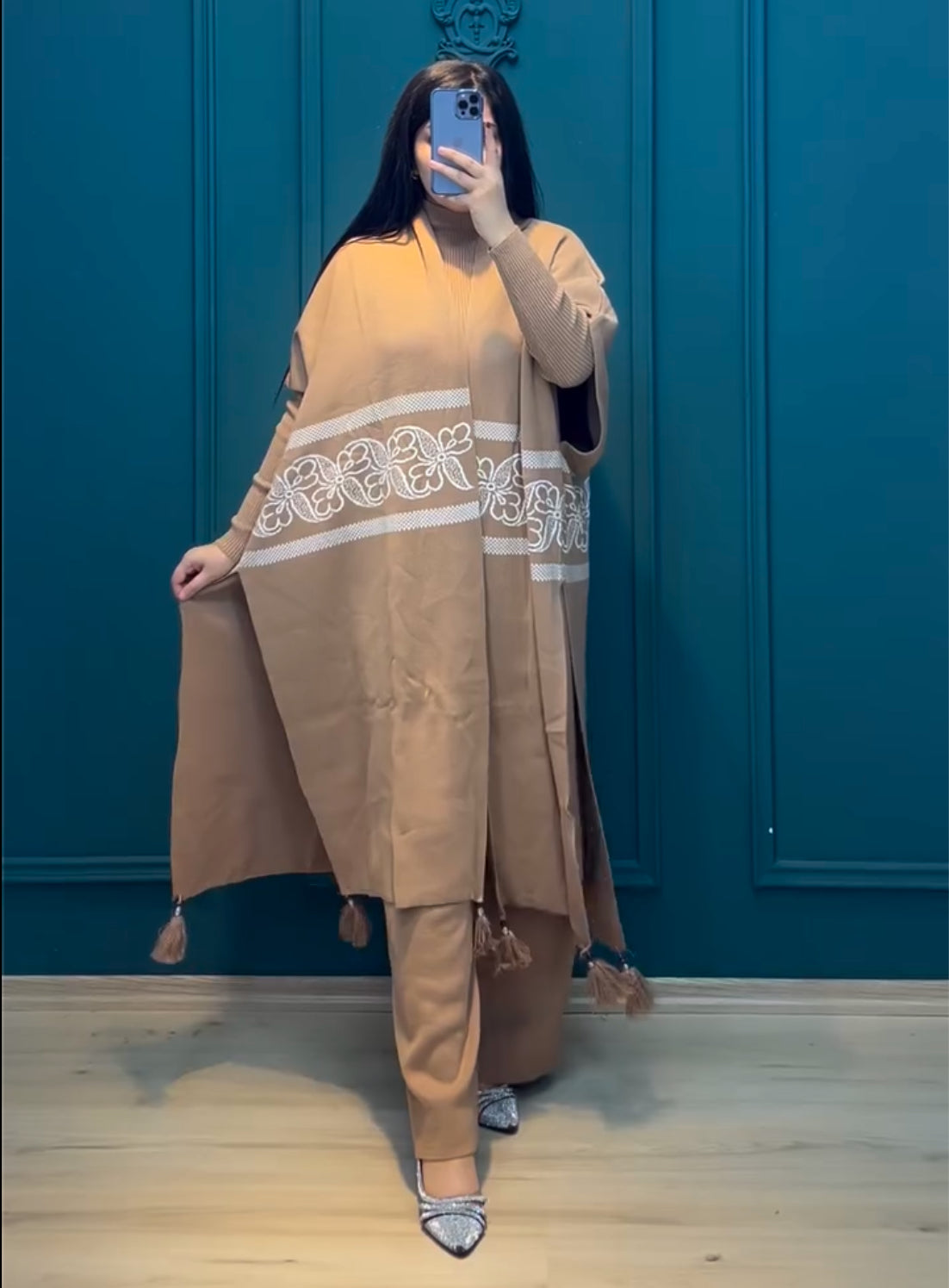 CH 504  Ready To Wear 3 Pcs Winter Fleece Outfit