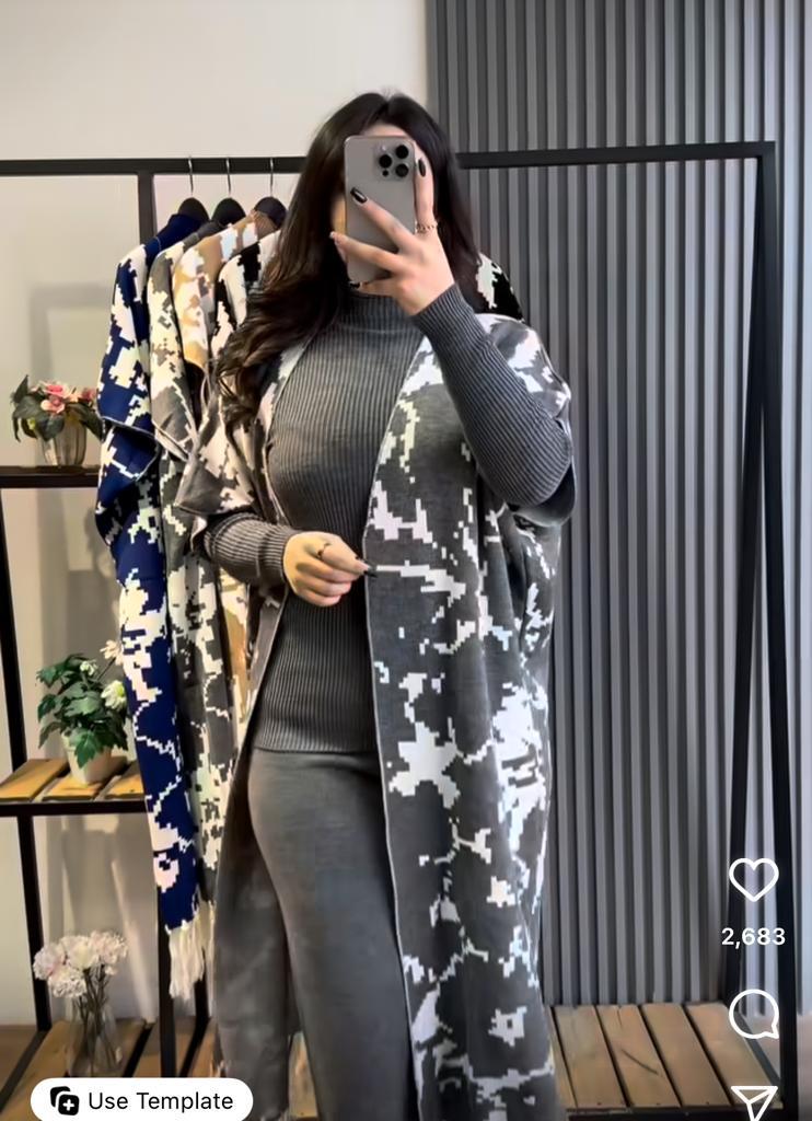 3 Pcs Ready to Wear Outfit CH 387