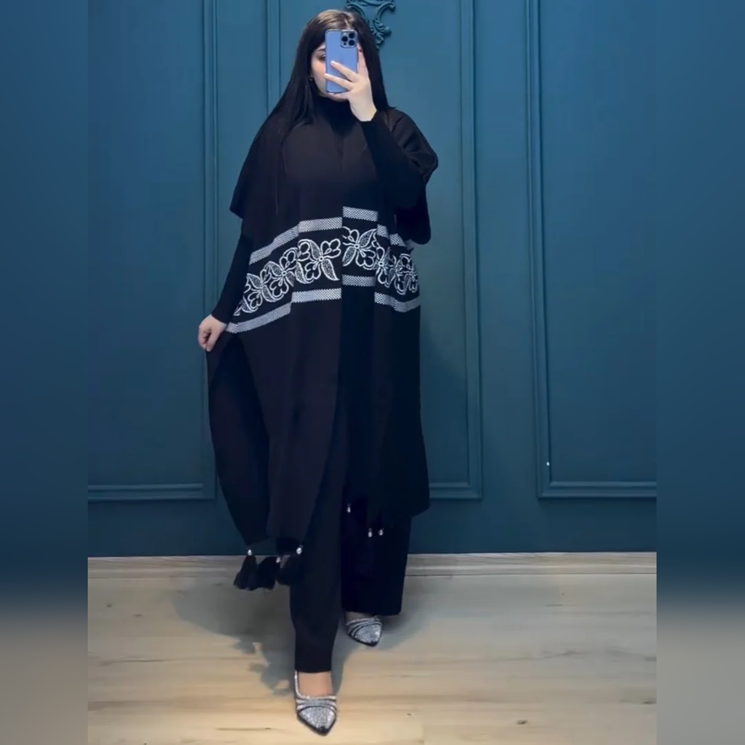 CH 504  Ready To Wear 3 Pcs Winter Fleece Outfit