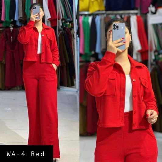 CH-320 3 Pcs Winter Button Style Outfit