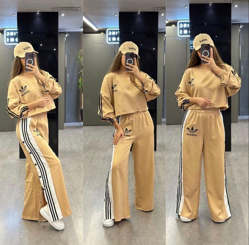 W-1  Women’s Premium Co-ord Tracksuit – Sweatshirt & Trousers Set