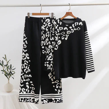 CH-496  Printed Winter Fleece Co ord set