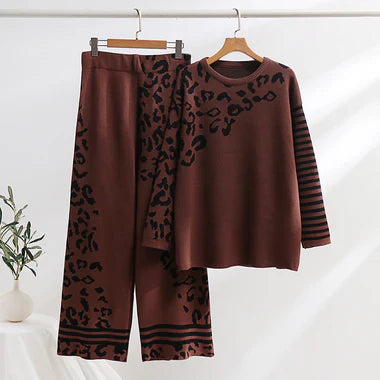 CH-496  Printed Winter Fleece Co ord set