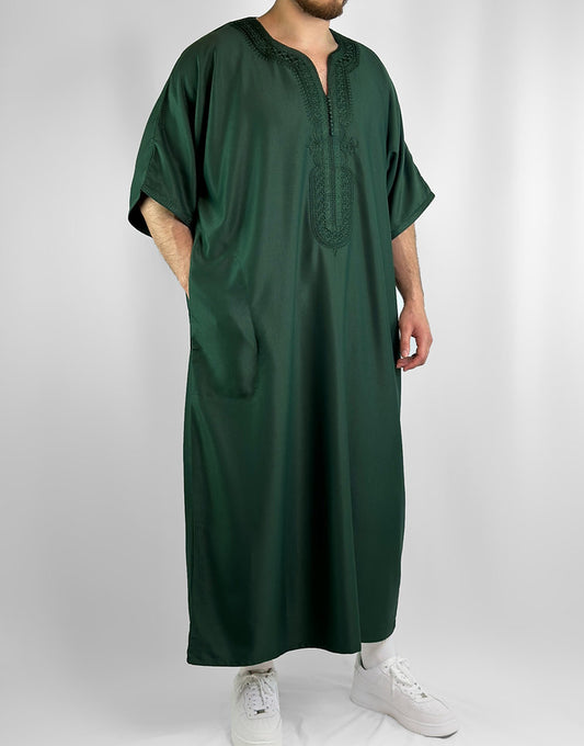 T-13 Emerald Green - Luxe Kandora