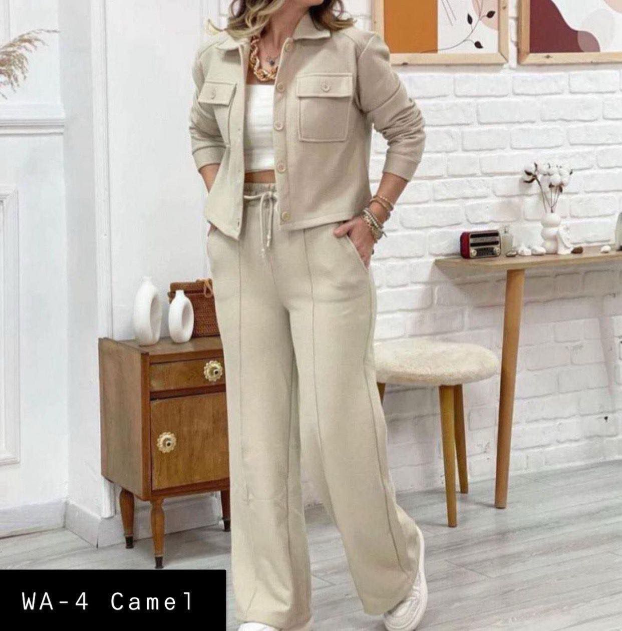 CH-320 3 Pcs Winter Button Style Outfit