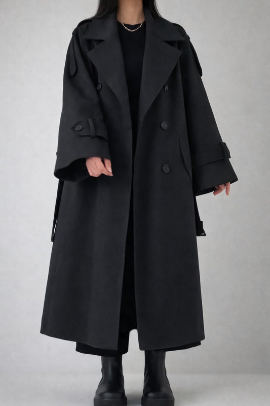 WOMEN'S  FLEECE  LONG COAT
